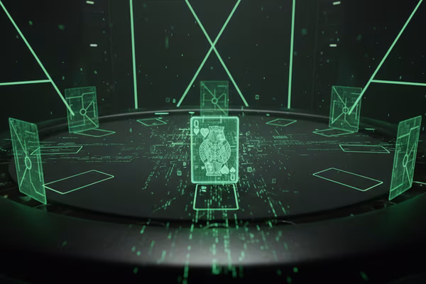 Hack the Table — pokerbord set gennem hacker-overlay